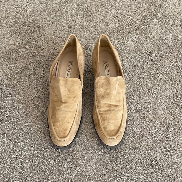 Enzo Angiolini Camel Suede Loafer Sz 7.5 - Picture 2 of 5